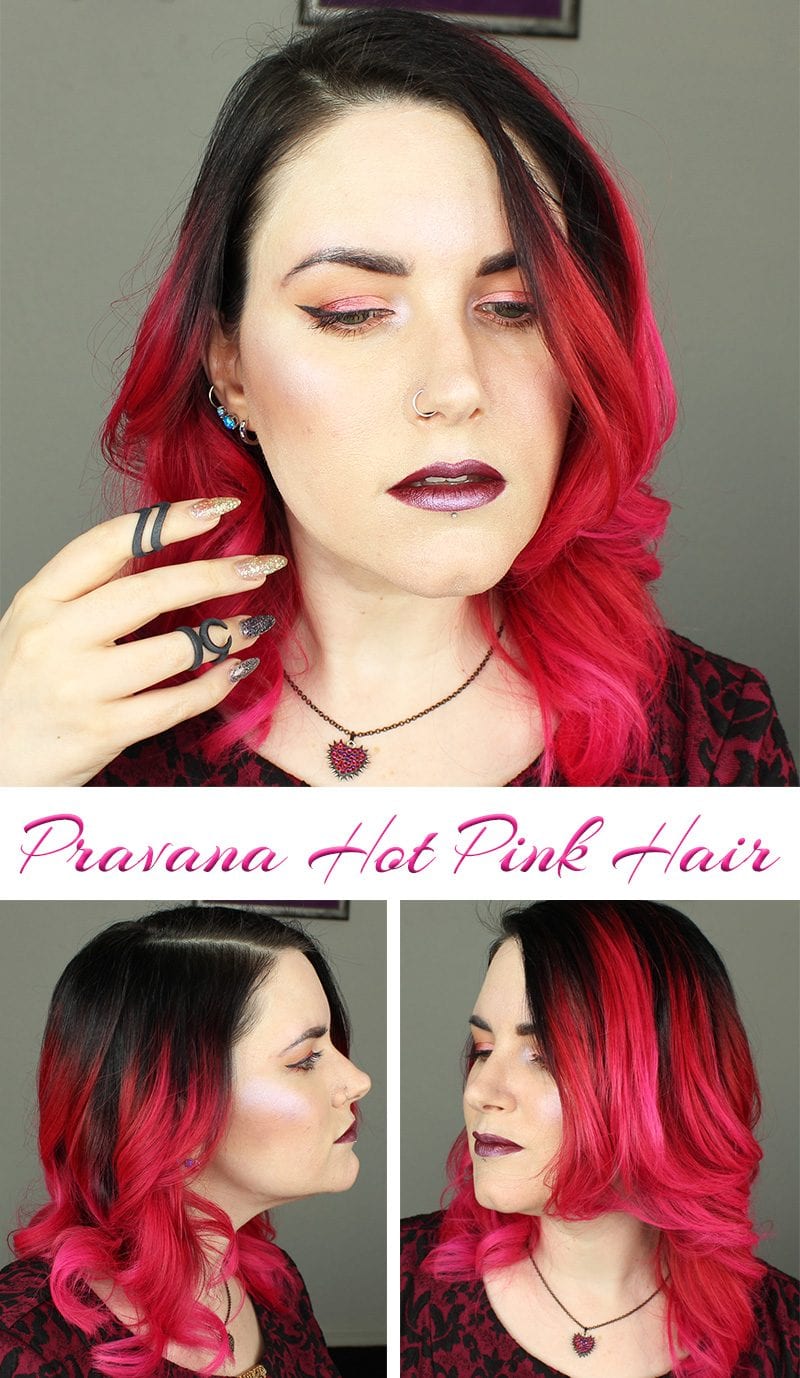 Pravana Hot Pink Hair - See my new hair for Spring 2017!
