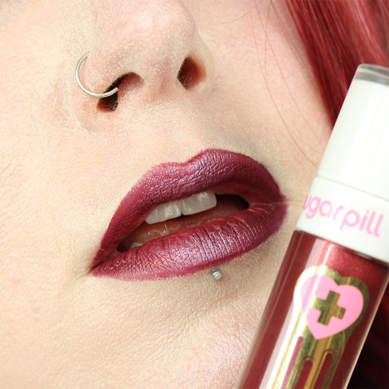 Sugarpill Liquid Lipstick in Strange Love Swatch