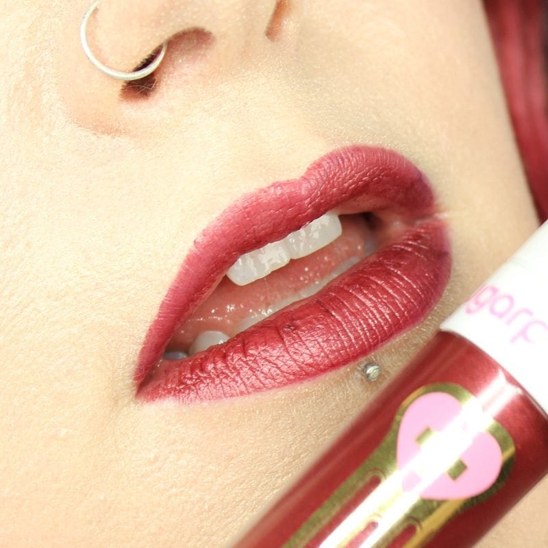 Sugarpill Liquid Lipstick in Strange Love Swatch