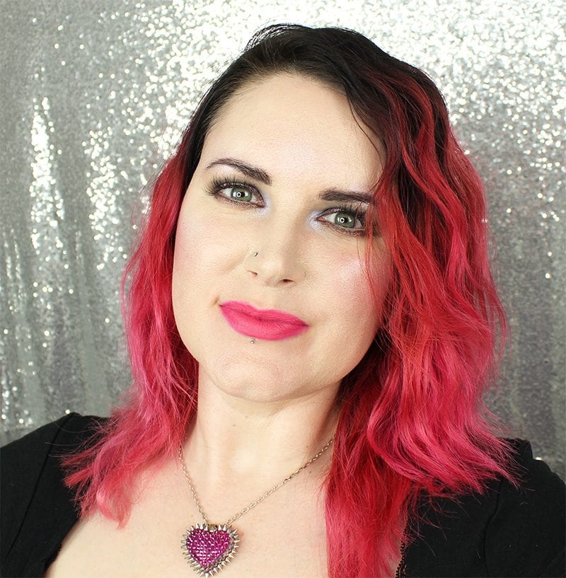 Makeup Geek Foiled Lip Glosses & Pigments Review Look - Wearing Urban Decay Checkmate
