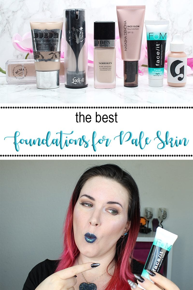 Best Foundations for Fair and Pale Skin, plus the best things to mix with foundations to customize them.