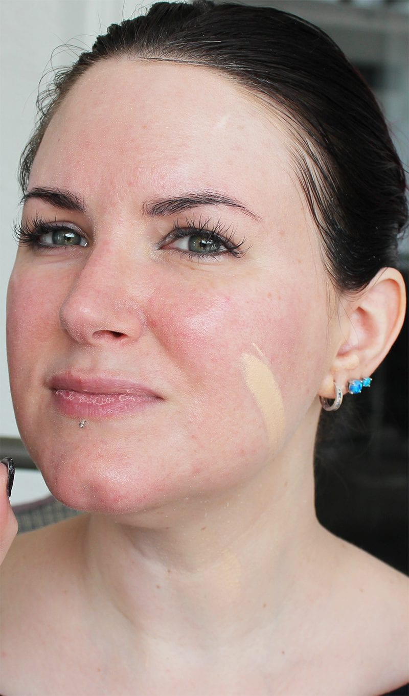 The Body Shop Fresh Nude Foundation in Chelsea swatch