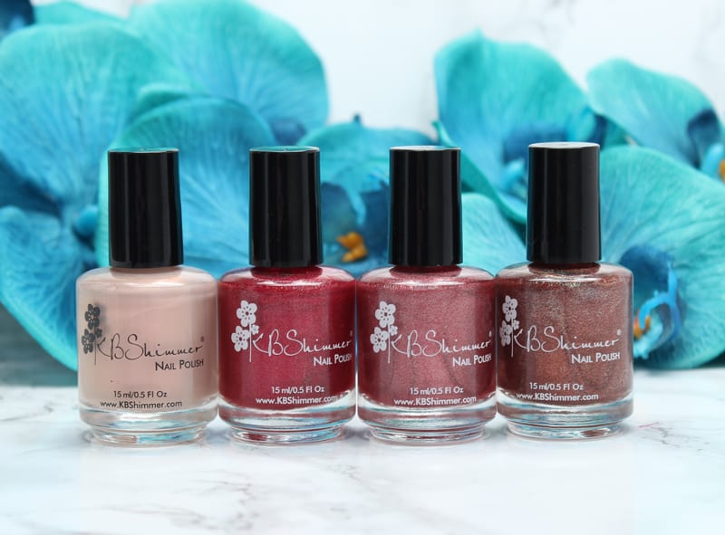 KBShimmer Nauti By Nature Nail Polish Swatches & Review on Pale Skin