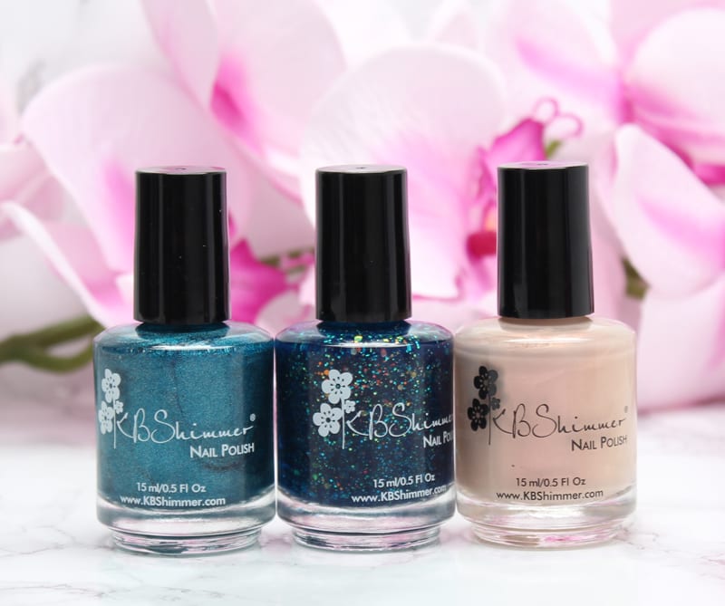 KBShimmer Nauti By Nature Nail Polish Swatches & Review on Pale Skin