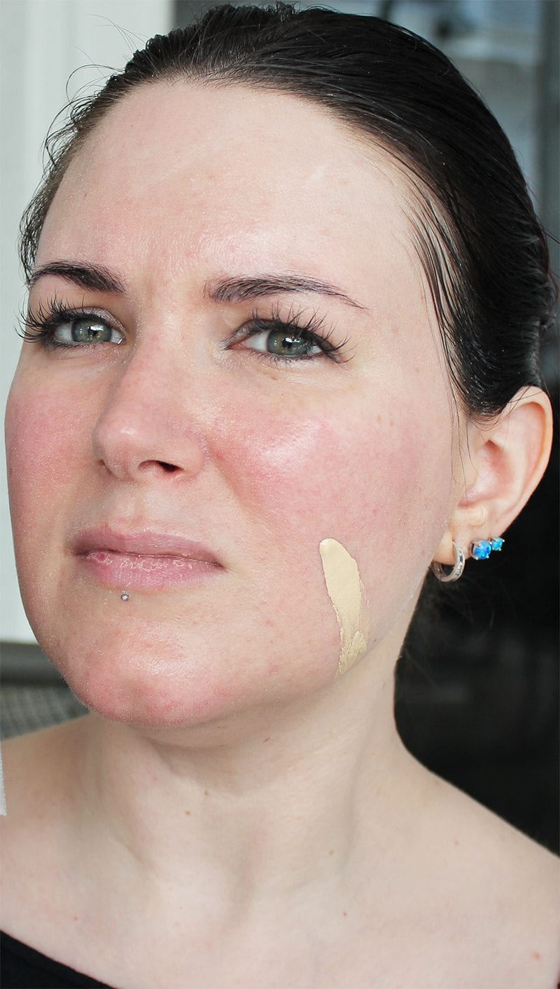 NARS All Day Luminous Weightless Foundation in Siberia swatch