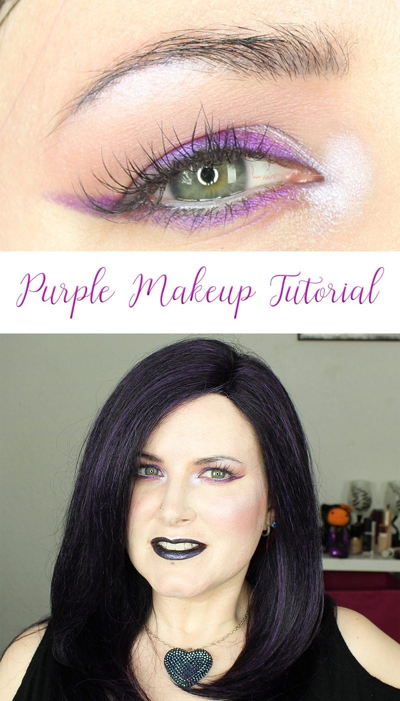 Purple Makeup Tutorial featuring Urban Decay and Makeup Geek