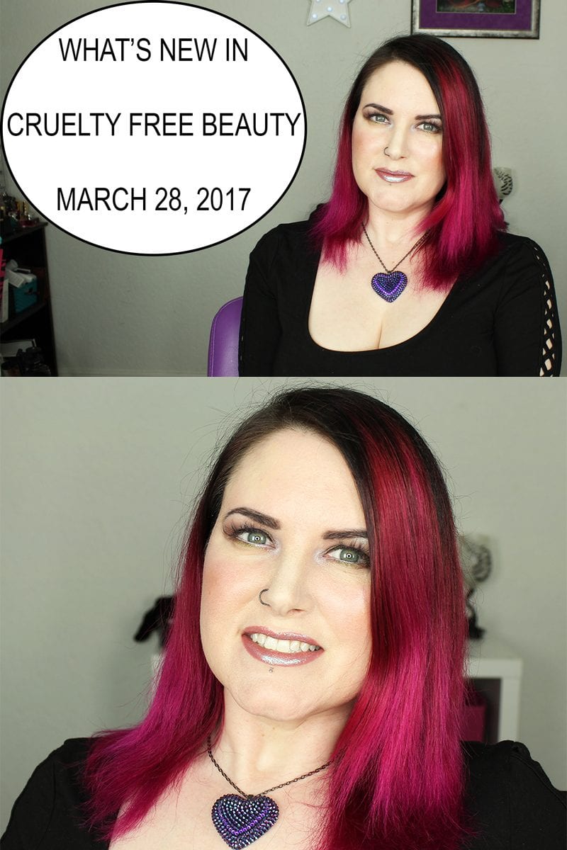 I've got a different kind of video for you today! It's a What's New in Cruelty Free Beauty March 28, 2017. I talk about a mix of indie and more mainstream cruelty free beauty brands. Hope you enjoy it!