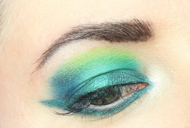 Wearing Darling Girl Mermaid Magic and UD Basquiat Tenant Palette