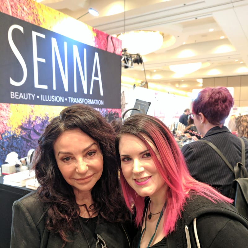 Me with Eugenia Weston of Senna Cosmetics