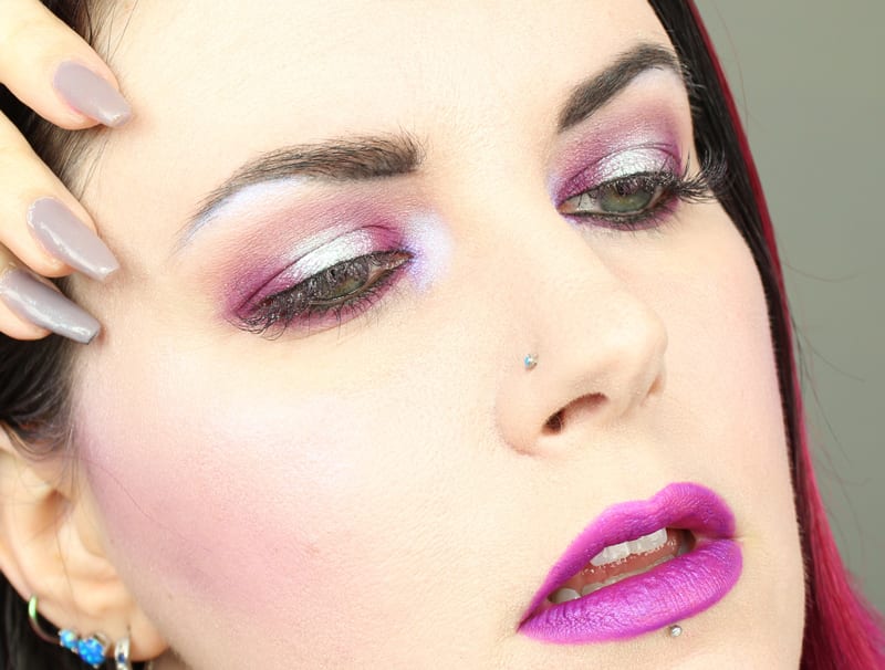 Purple Halo Eye Tutorial for Hooded Eyes