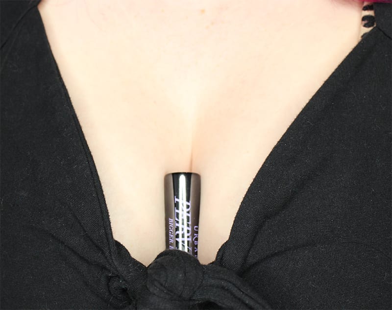My friend Corinne swears by this trick. Stick your mascara tube next to your skin to warm it up (she does it between the boobs). It makes the mascara apply easier and it's less prone to clumping.