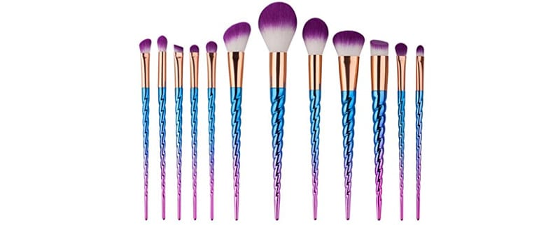 Overmal Ombre Unicorn Makeup Brushes