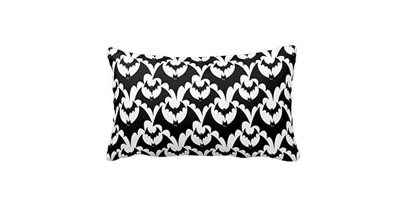 Bat Damask Pillow