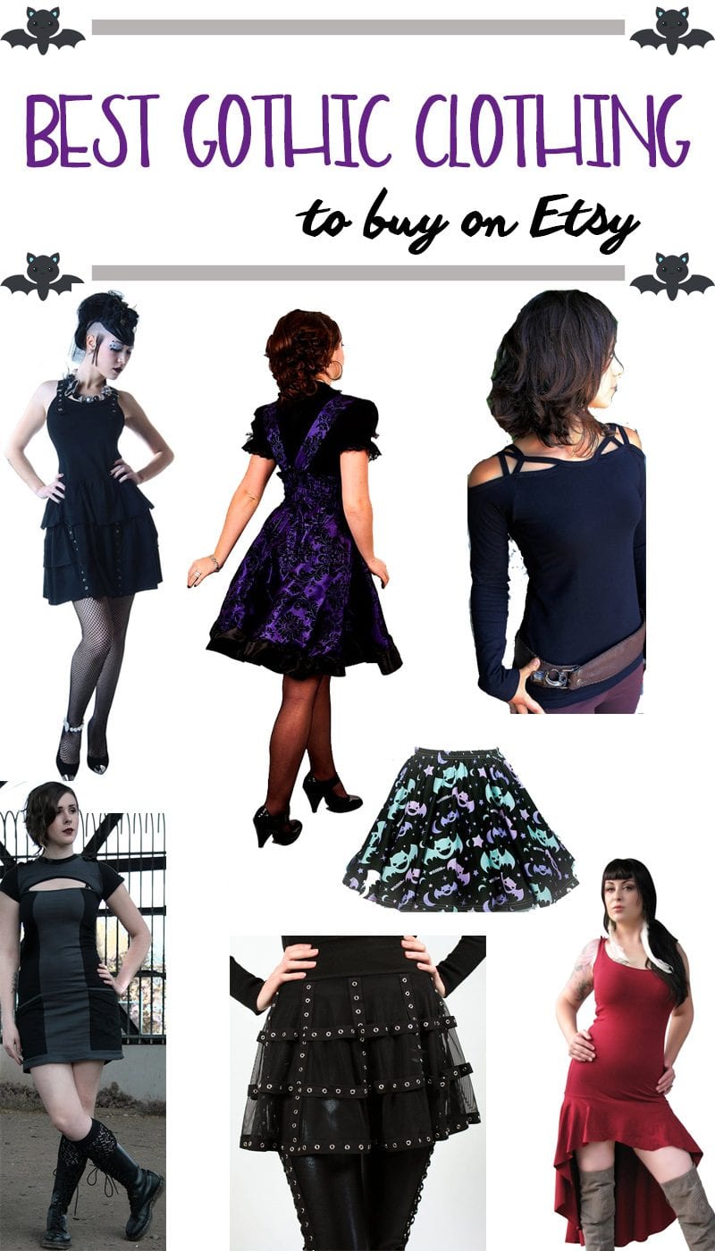 I wanted to share my Best Gothic Clothing Brands on Etsy with you all. I know there's been a ton of interest in it since I shared my best gothic clothing on Amazon, so here are 16 of the best gothic clothing and accessory brands you can find on Etsy.