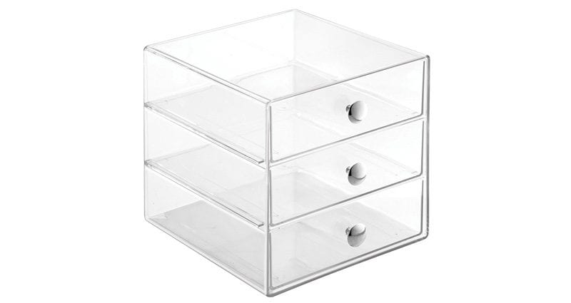  InterDesign 3 Drawer Makeup Organizer