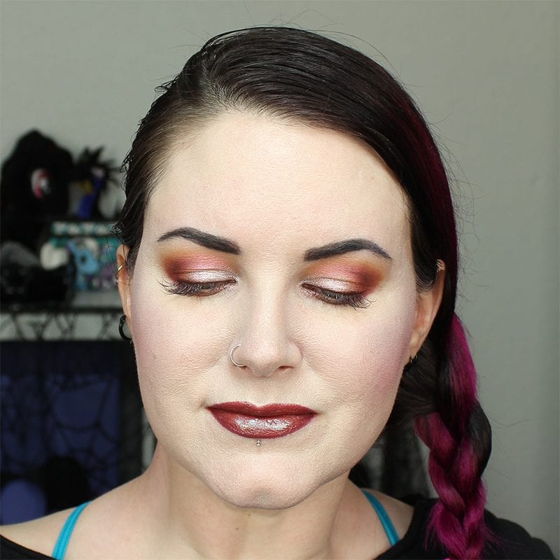 Wearing Urban Decay Epigram Lipstick