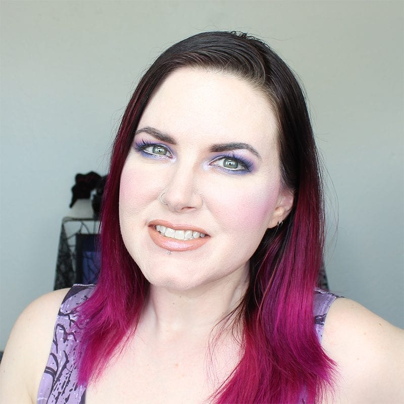 Wearing Kat Von D Cruelty-Free Bow & Arrow Pencil with House of Beauty Nude Brulee Lipstick