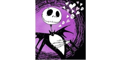 Purple Jack Skellington Throw