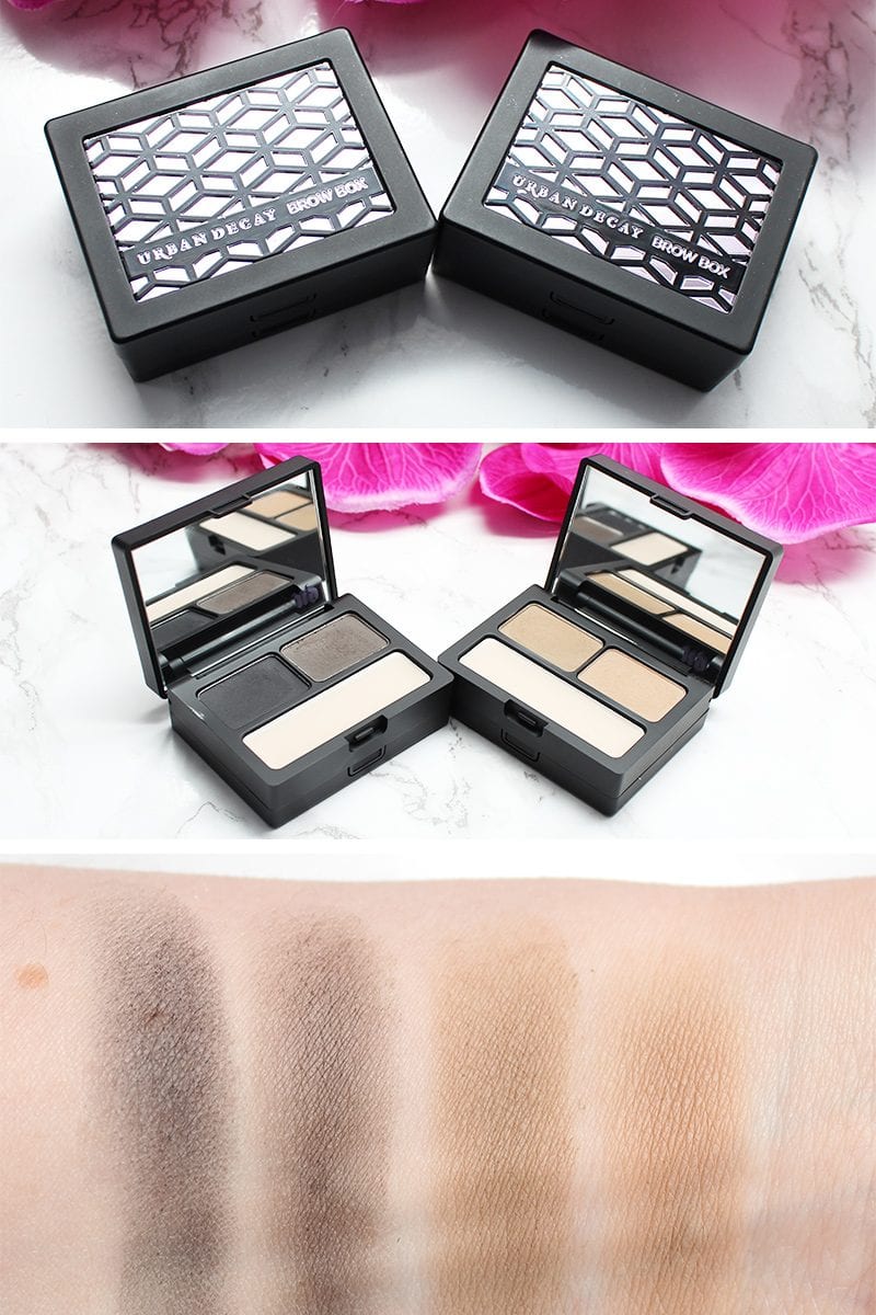 Urban Decay Brow Box Review. Blackout, a cool-toned black and granite duo perfect for dark hair. Blondie, a dark cool blonde and light cool blonde duo perfect for cool-toned blondes.