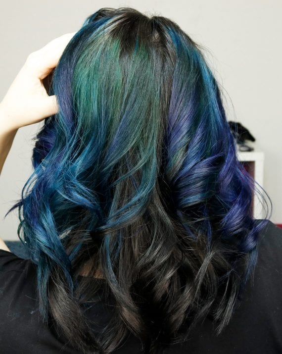 Pravana Blue Hair - My Gothic Mermaid Hair with Pravana Vivids