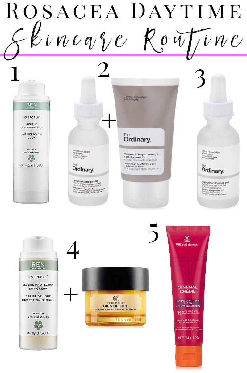 How to Create a Skincare Routine for Rosacea, Sensitive, Dry skin and anti-aging with the Ordinary skincare.