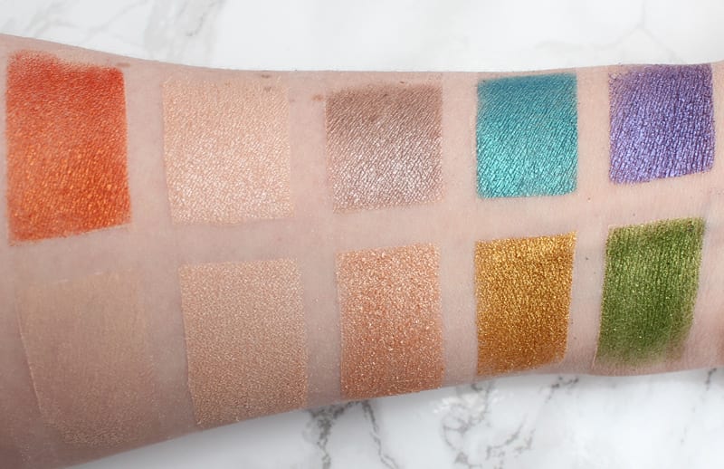 Saucebox Mermaid Life Palette Swatches