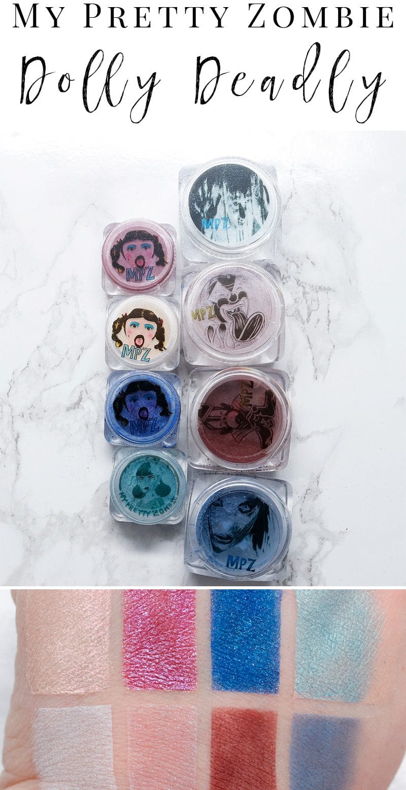 My Pretty Zombie Dolly Deadly Collection Review, Swatches Giveaway