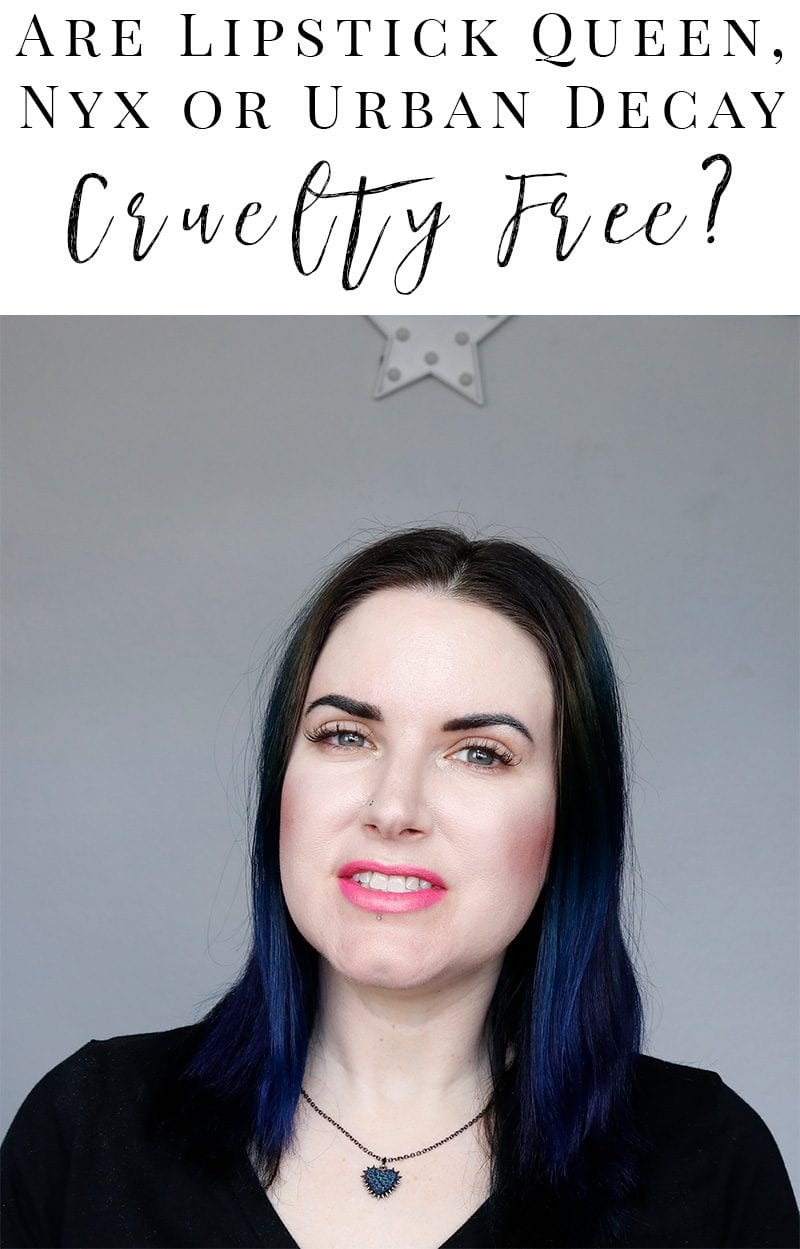 Are Lipstick Queen, Nyx or Urban Decay Cruelty Free? I talk about animal testing in China, why some people think animal testing was stopped in 2014 in China, and why it's still happening.