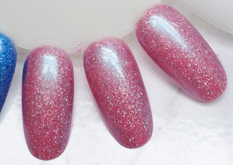 KBShimmer Hella Holo Customs Nail Polish Pinking of Paradise swatch