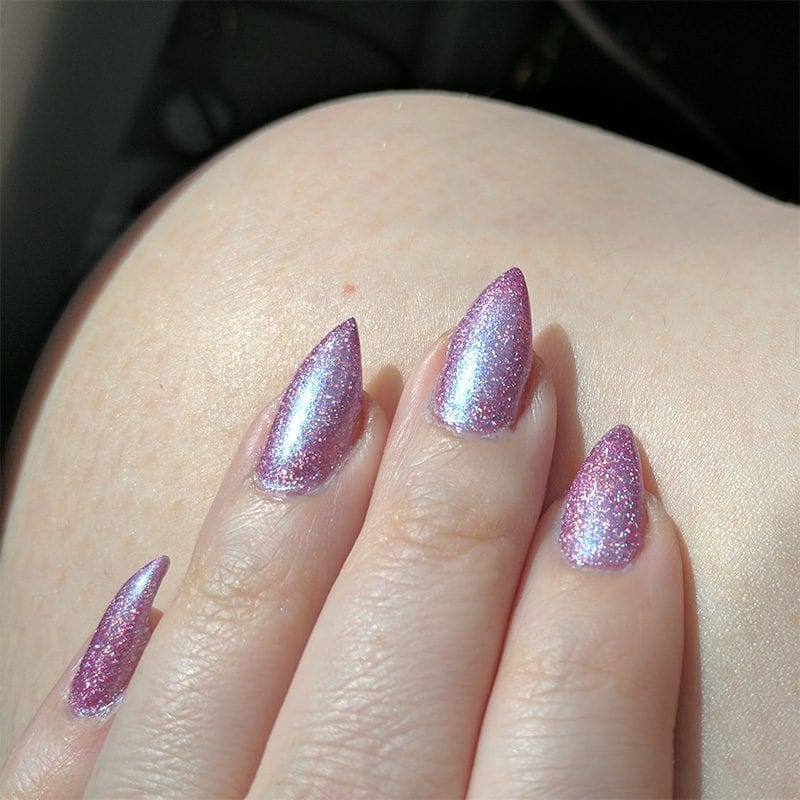 KBShimmer Pinking of Paradise Mani Swatch