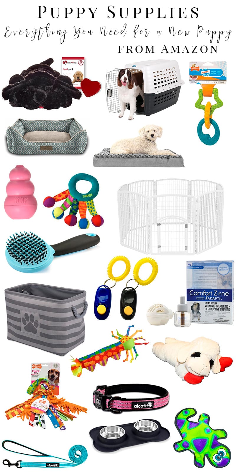 Puppy Supplies - Everything you need for a new puppy. I brought home a new standard poodle puppy this week! Puppies are like babies in that you need to do a lot to prepare your home for them.