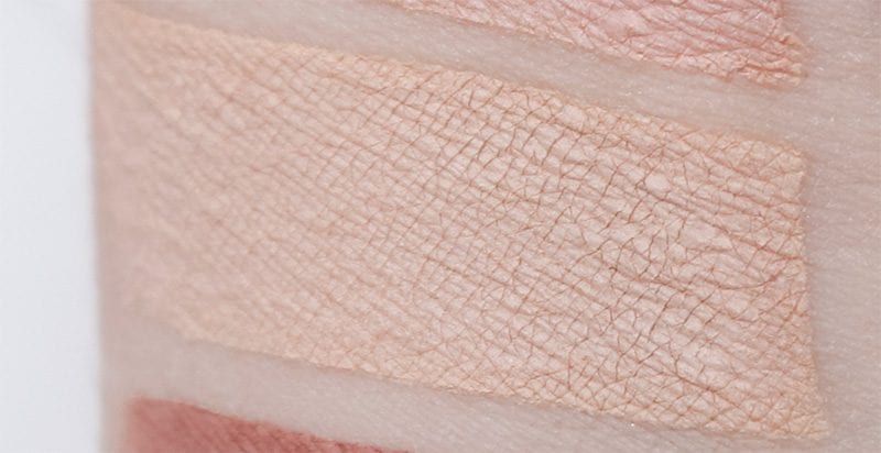 Stila Feathered swatch on pale skin