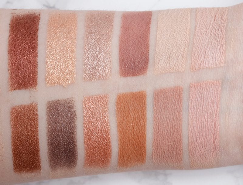 Stila Matte n' Metal Eye Palette Review and Swatches on Pale Skin