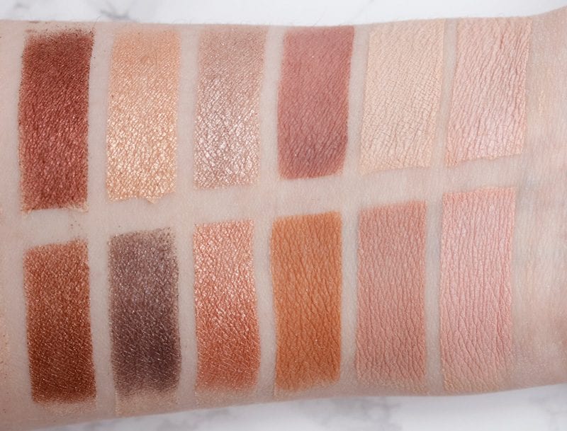 Stila matte deals eyeshadow swatches