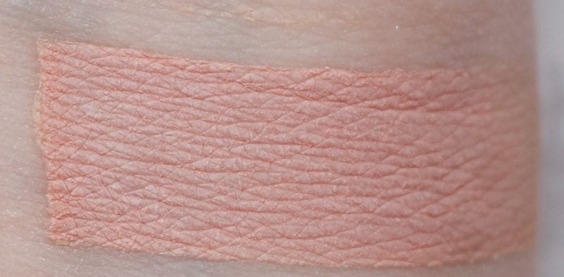 Stila Velvet swatch on pale skin