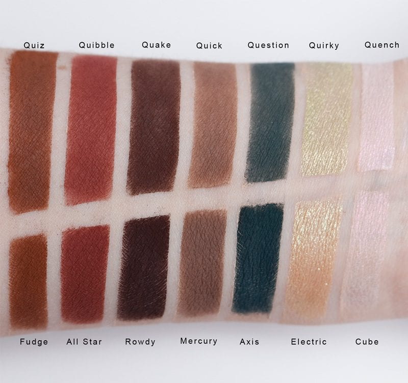 Silk Naturals Avant-Garde Palette dupes for Anastasia Beverly Hills Subculture Palette swatches