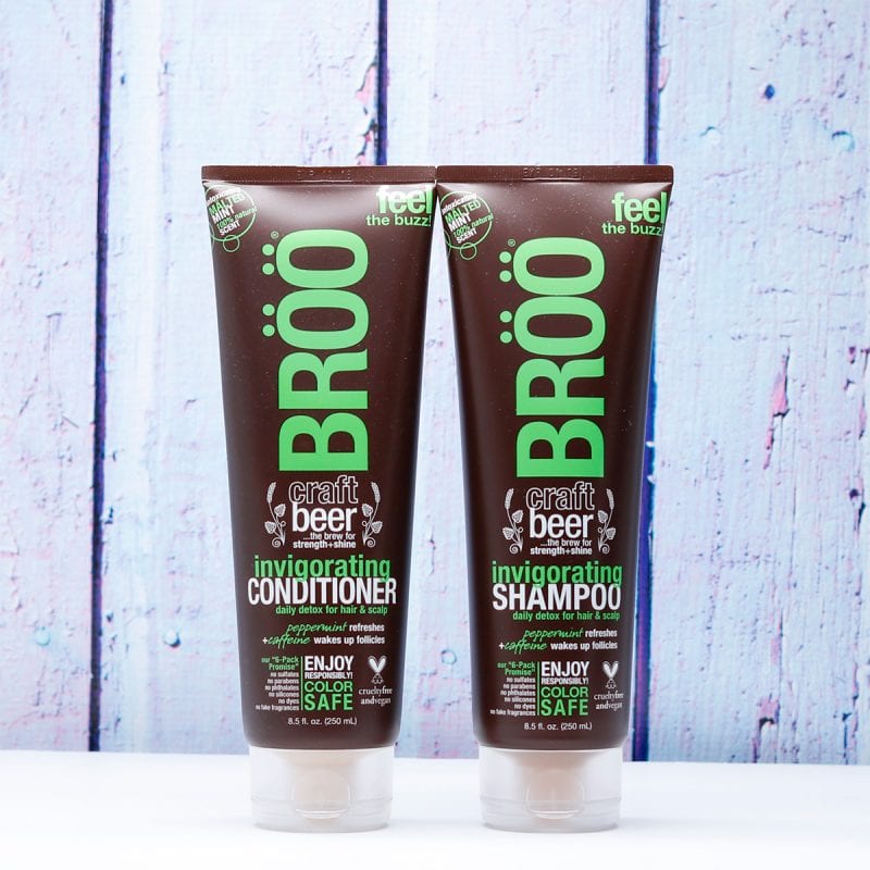 BRÖÖ Invigorating Craft Beer Shampoo and Conditioner