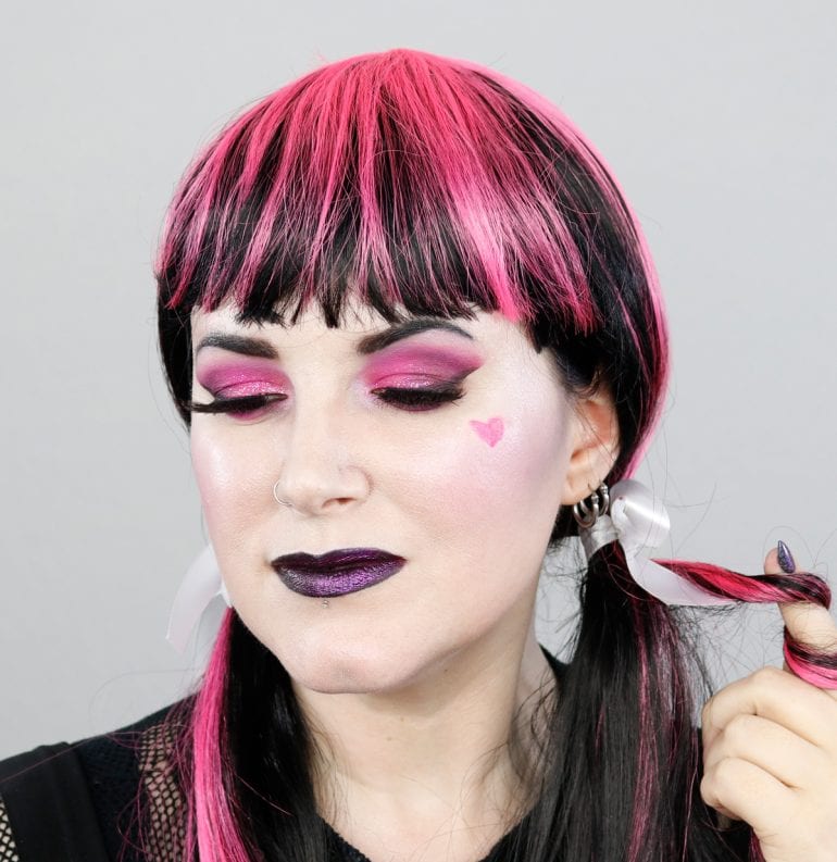 Monster High Draculaura Makeup Tutorial - Fun and Easy Halloween