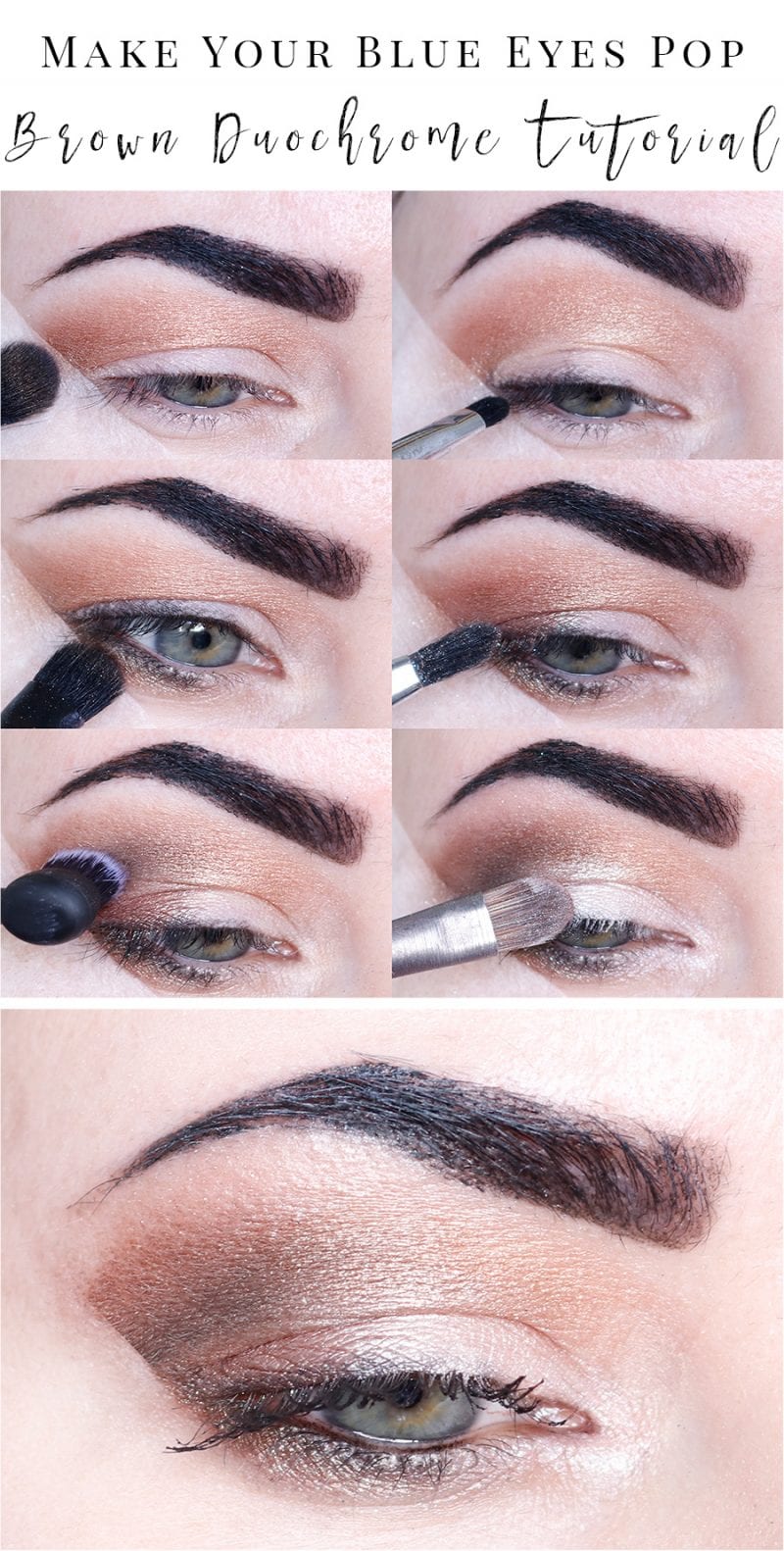 how to apply eye makeup for blue eyes