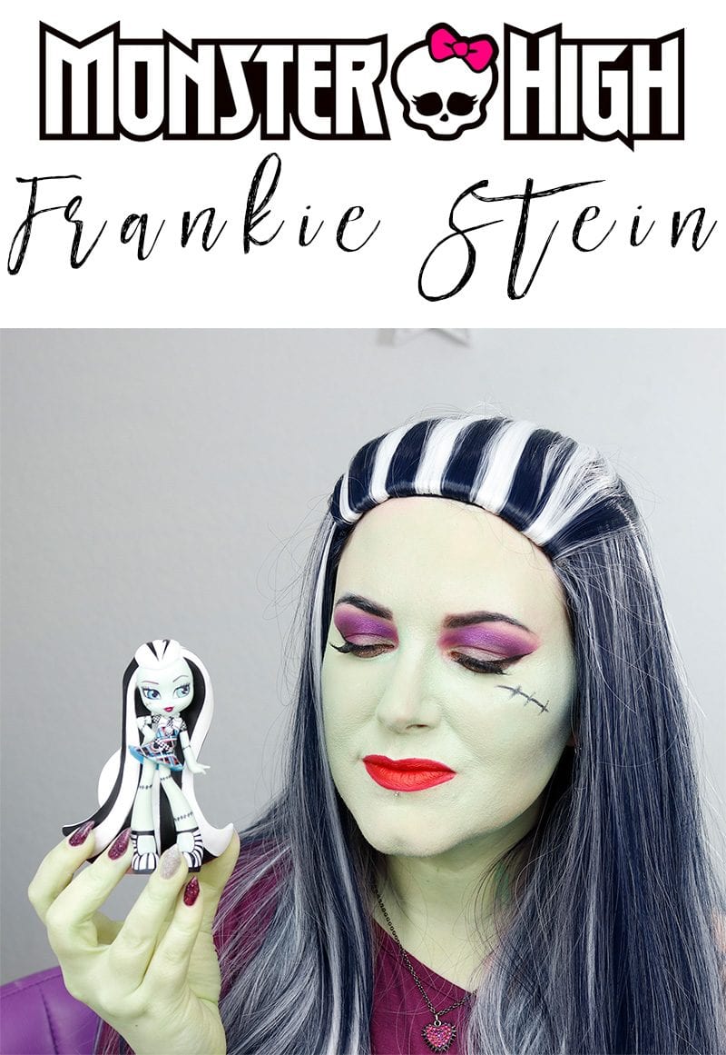 Monster High Frankie Stein Makeup Tutorial Fun Duochrome Makeup