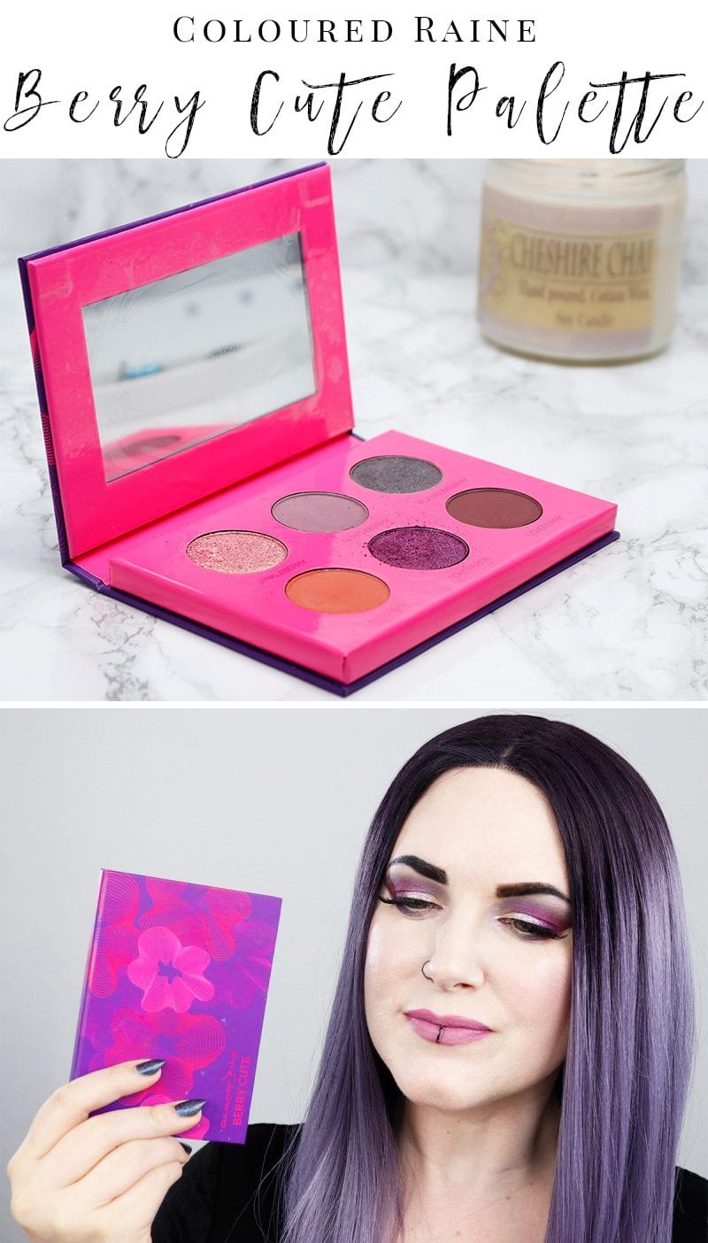 Coloured Raine Berry Cute Palette Review, Tutorials, Swatches. You need to see this gorgeous indie cruelty free makeup palette!