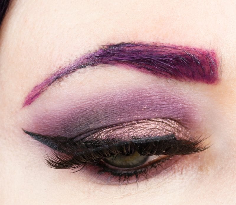 I used Wine n' Dine, Purple Smoke, and Lilac for this look.