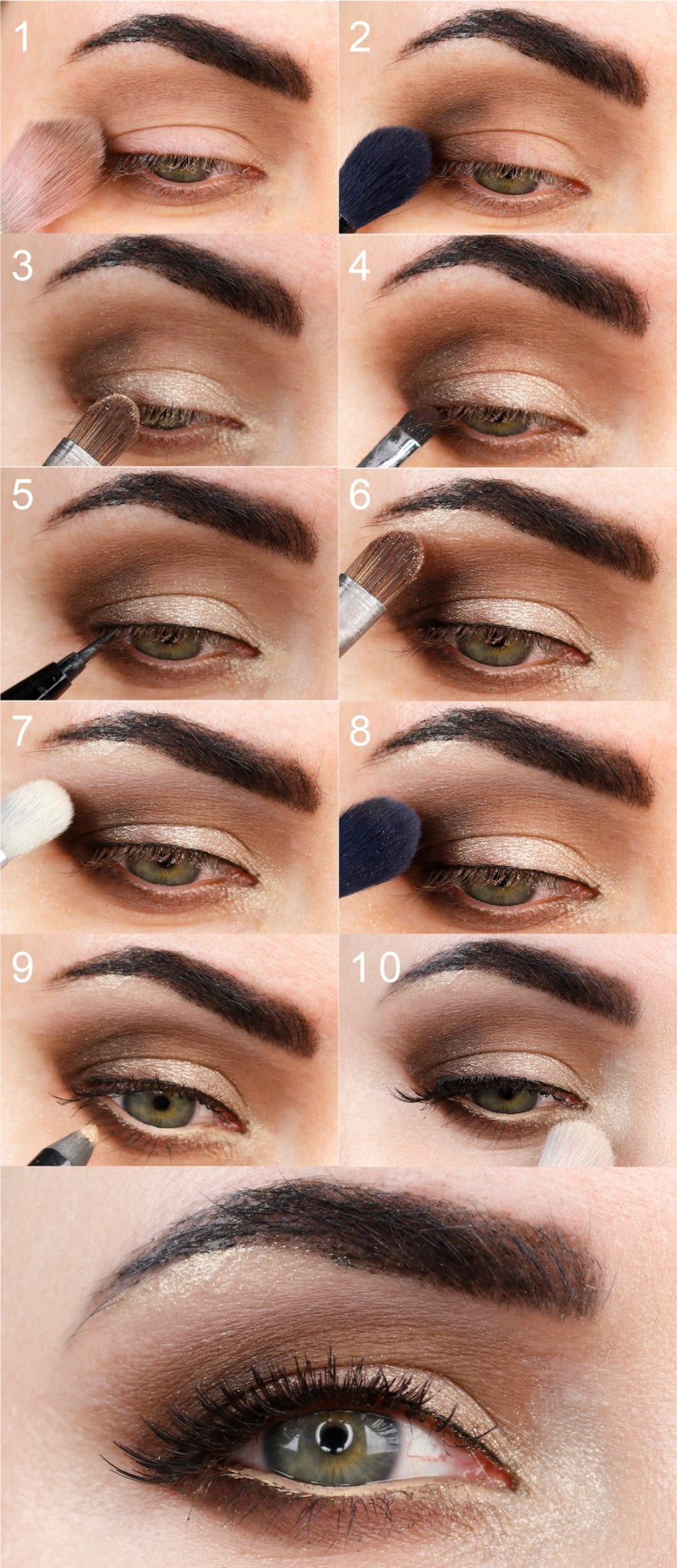 how to do eyes makeup step by step