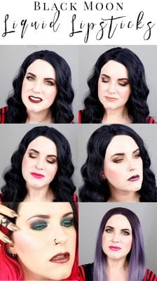 Black Moon Cosmetics Liquid Lipsticks - I share my swatches of these awesome vegan liquid lipsticks, along with my picks for the best liquid lipstick formulas you can buy! They're gorgeous and unique.