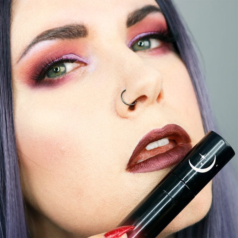 Black Moon Cosmetics Liquid Lipstick in Selene