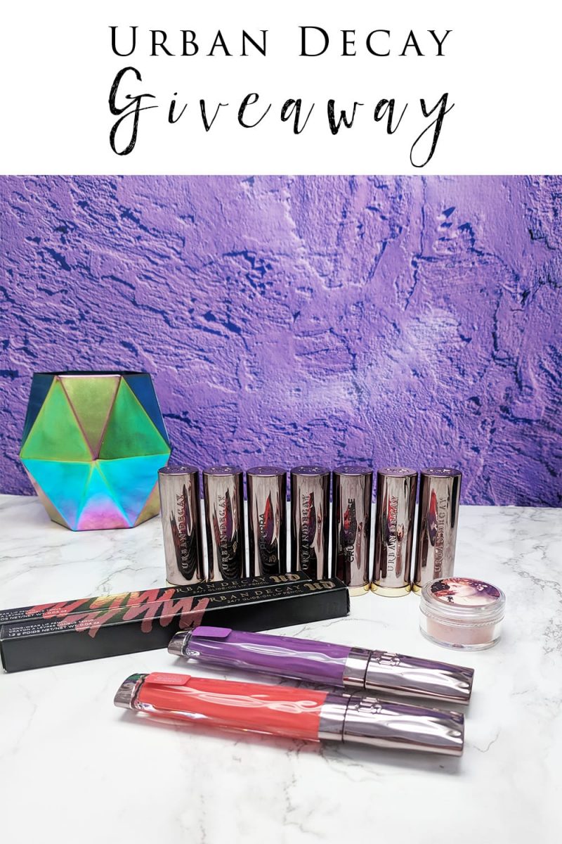 Urban Decay Vice Lipstick Giveaway - An amazing lipstick giveaway that ends January 12, 2018. Don't miss out!