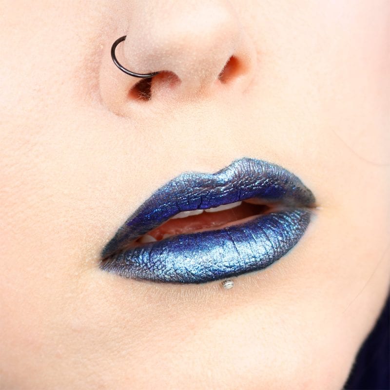 blue lips