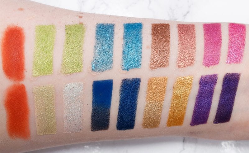 Urban Decay Kaleidoscope Dupes Swatches