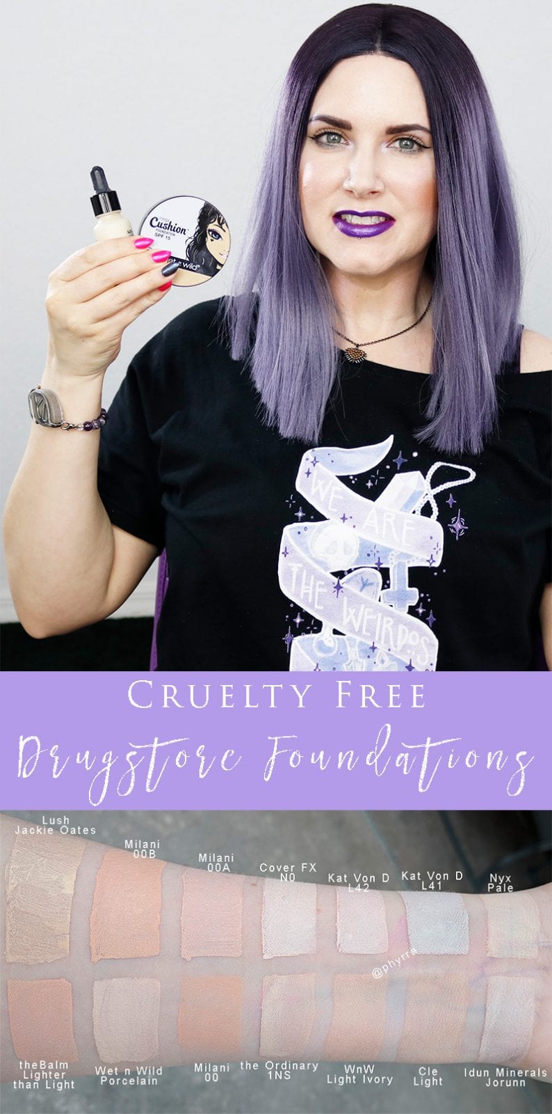 Cruelty Free Drugstore Foundations - Affordable Cruelty Free Makeup