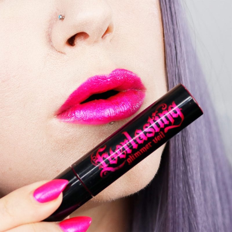 Kat Von D Everlasting Glimmer Veil Liquid Lipstick in Shockful